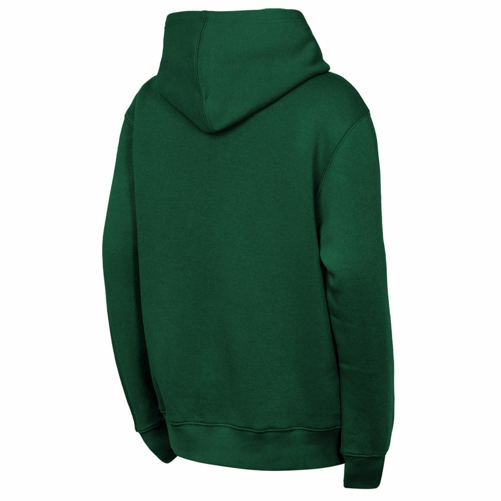 Milwaukee Bucks Outerstuff Youth Back To The Basics Hoodie Hunter Green - NBA