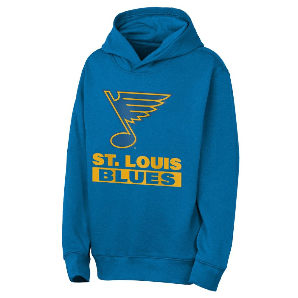 St. Louis Blues Outerstuff Youth Back to Basics Hoodie - Blue - NHL
