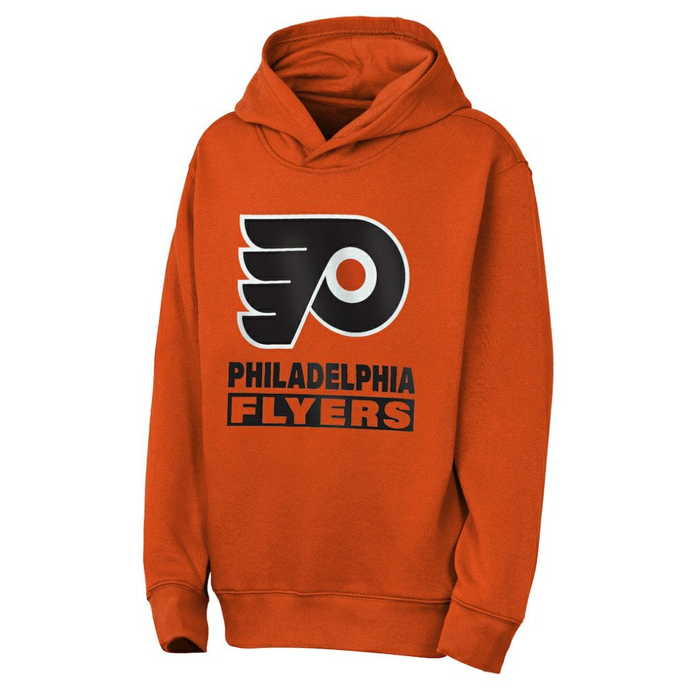 Philadelphia Flyers Outerstuff Youth Back to Basics Hoodie - Classic Orange - NHL