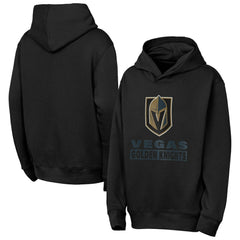 Vegas Golden Knights Outerstuff Youth Back to Basics Hoodie - Black - NHL