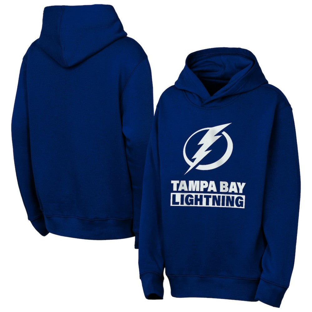 Tampa Bay Lightning Outerstuff Youth Back to Basics Hoodie - Blue - NHL
