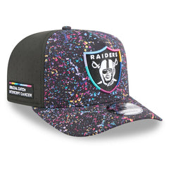 Las Vegas Raiders New Era 2025 NFL Crucial Catch A-Frame 9FIFTY Snapback Hat Black | NFL