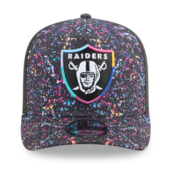 Las Vegas Raiders New Era 2025 NFL Crucial Catch A-Frame 9FIFTY Snapback Hat Black | NFL