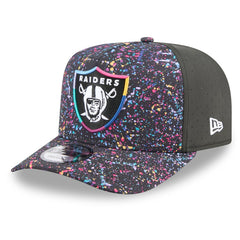 Las Vegas Raiders New Era 2025 NFL Crucial Catch A-Frame 9FIFTY Snapback Hat Black | NFL