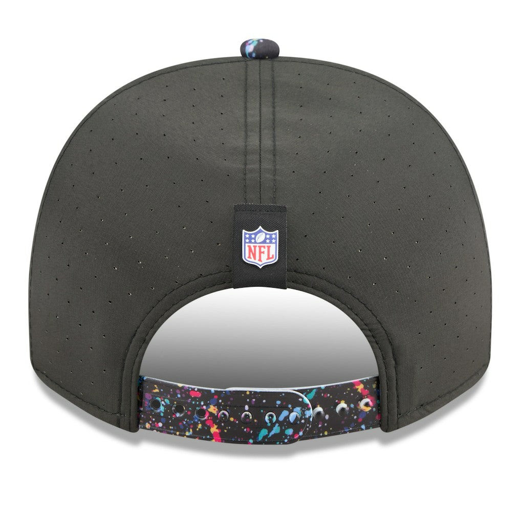 Miami Dolphins New Era 2025 NFL Crucial Catch A-Frame 9FIFTY Snapback Hat Black | NFL