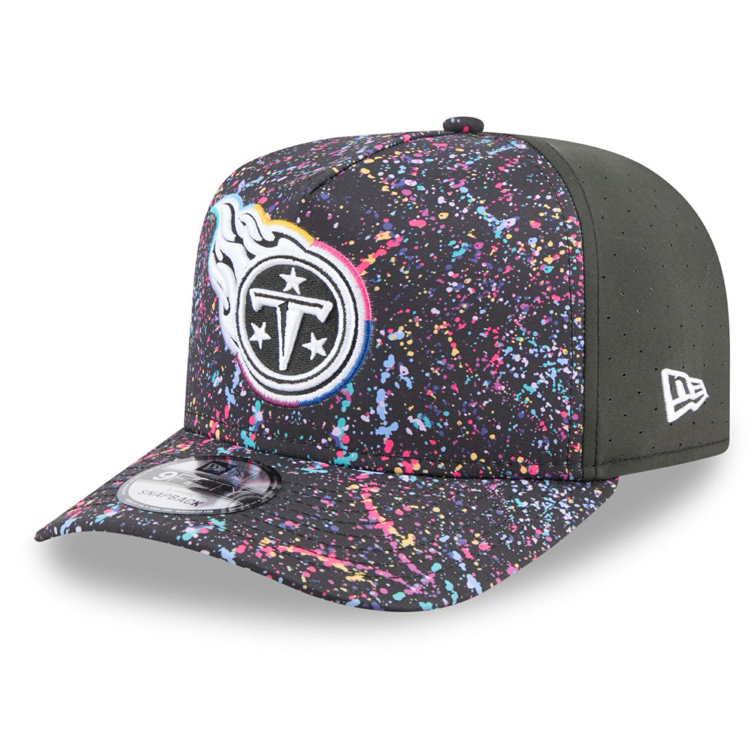 Tennessee Titans New Era 2025 NFL Crucial Catch A-Frame 9FIFTY Snapback Hat Black | NFL
