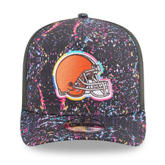 Cleveland Browns New Era 2025 NFL Crucial Catch A-Frame 9FIFTY Snapback Hat Black | NFL