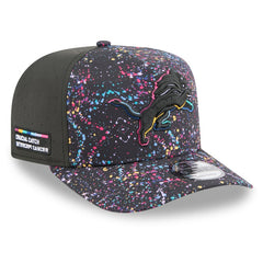 Detroit Lions New Era 2025 NFL Crucial Catch A-Frame 9FIFTY Snapback Hat Black | NFL