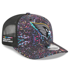 Arizona Cardinals New Era 2025 NFL Crucial Catch 9SEVENTY Adjustable Hat Black | NFL