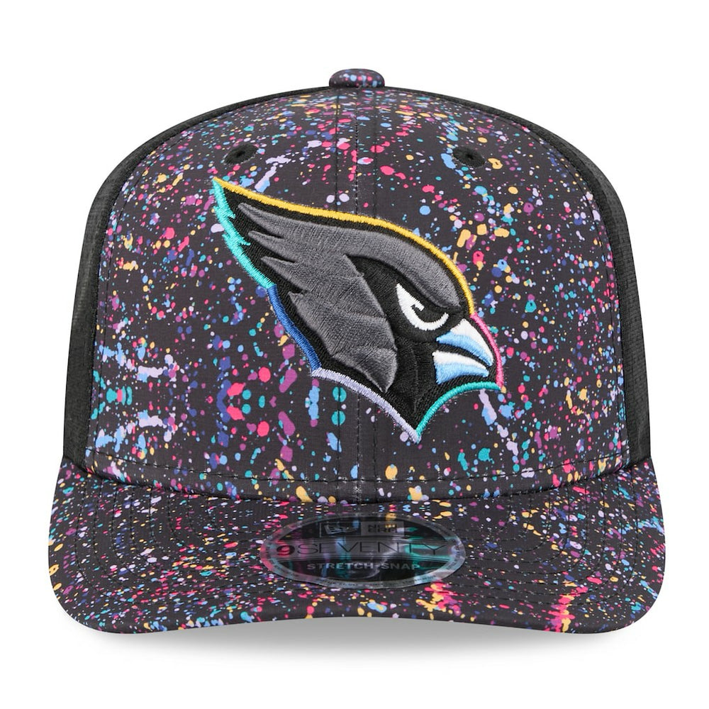 Arizona Cardinals New Era 2025 NFL Crucial Catch 9SEVENTY Adjustable Hat Black | NFL
