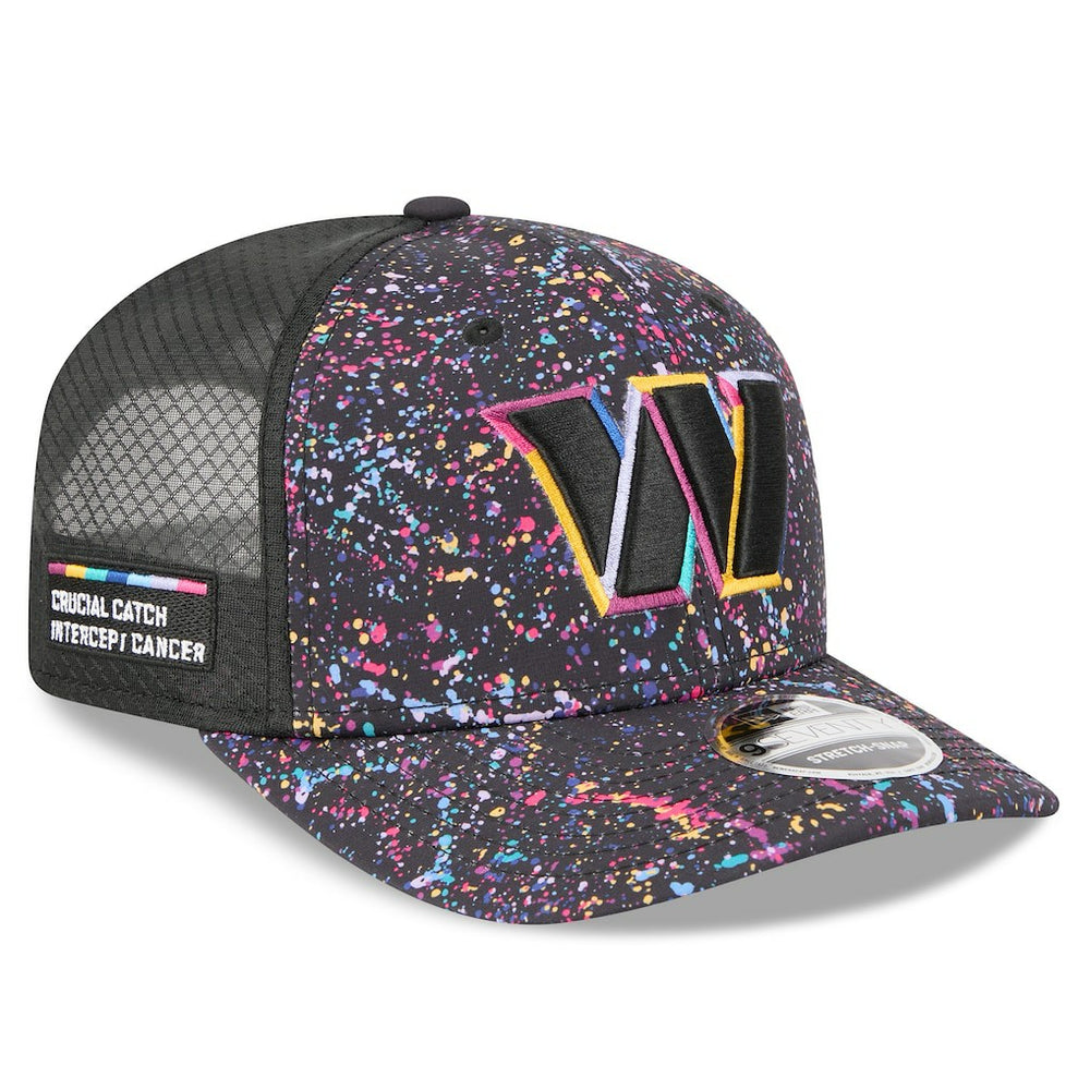Washington Commanders New Era 2025 NFL Crucial Catch 9SEVENTY Adjustable Hat Black | NFL