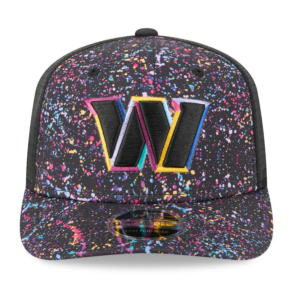Washington Commanders New Era 2025 NFL Crucial Catch 9SEVENTY Adjustable Hat Black | NFL