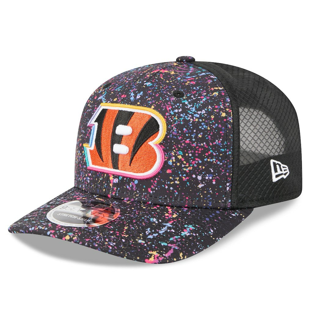 Cincinnati Bengals New Era 2025 NFL Crucial Catch 9SEVENTY Adjustable Hat Black | NFL