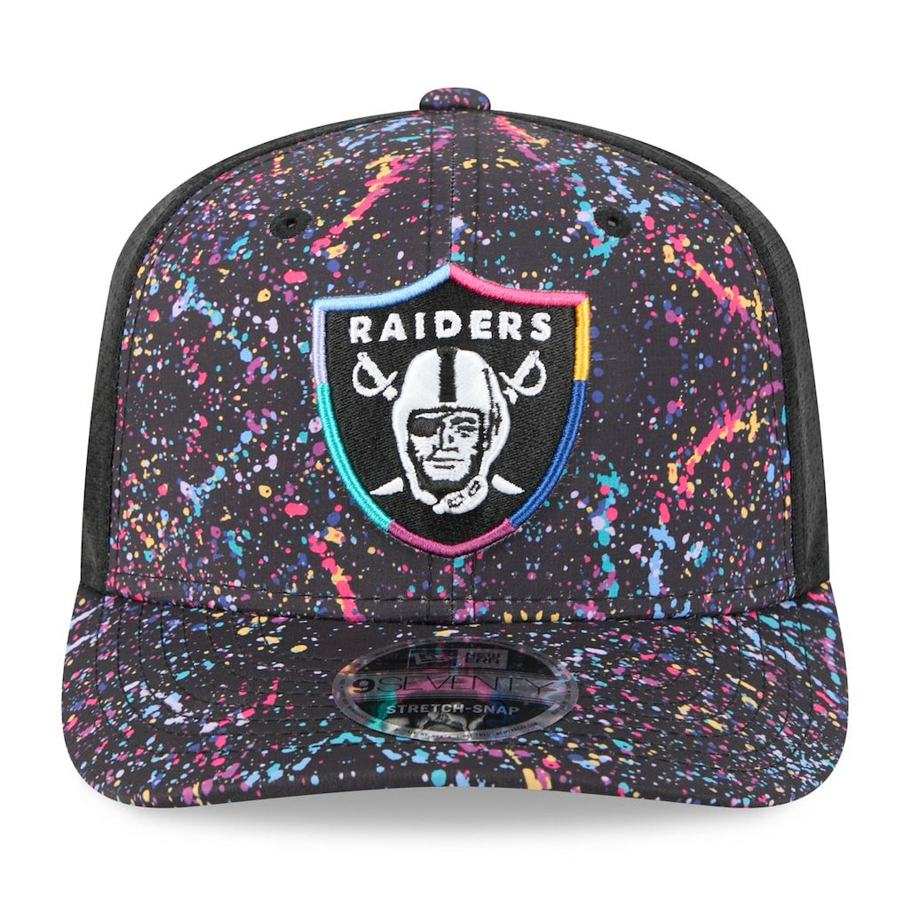 Las Vegas Raiders New Era 2025 NFL Crucial Catch 9SEVENTY Adjustable Hat Black | NFL