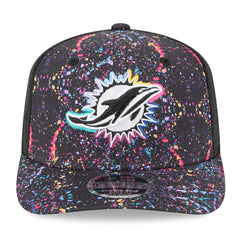 Miami Dolphins New Era 2025 NFL Crucial Catch 9SEVENTY Adjustable Hat Black | NFL