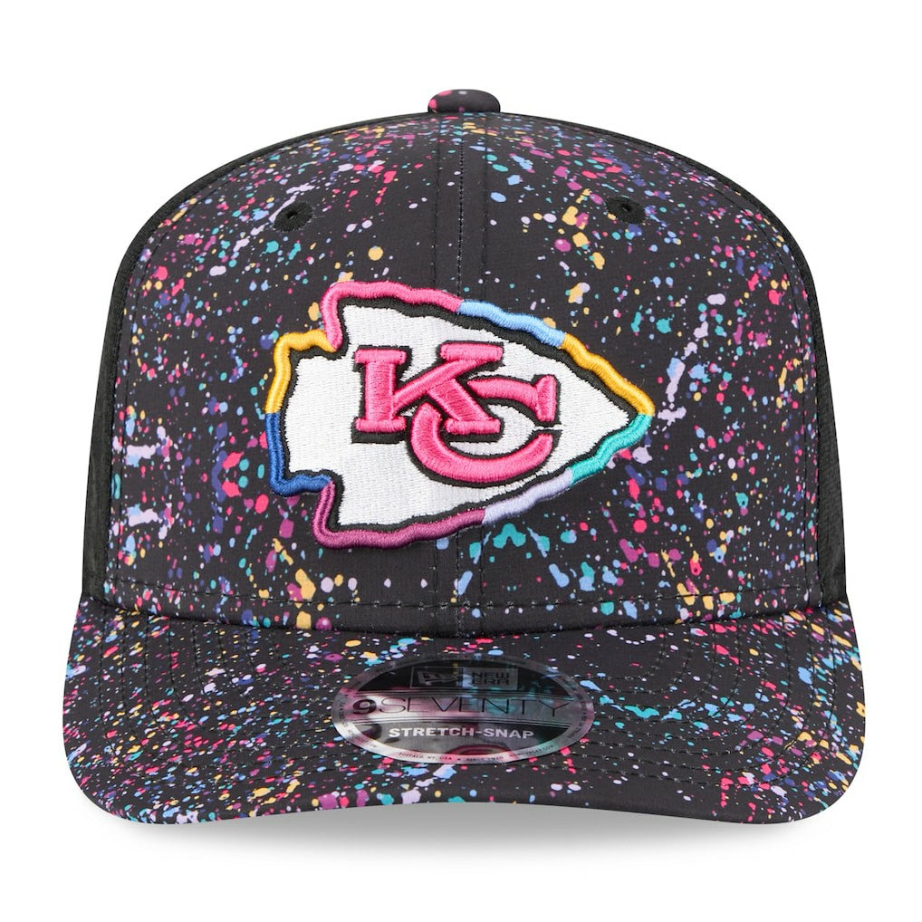 Kansas City Chiefs New Era 2025 NFL Crucial Catch 9SEVENTY Adjustable Hat Black | NFL