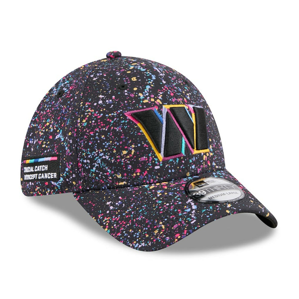 Washington Commanders New Era 2025 NFL Crucial Catch 39THIRTY Flex Hat Black | NFL