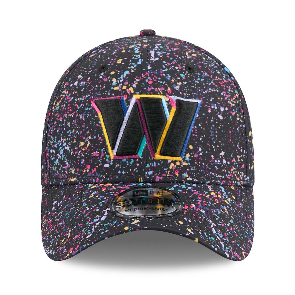 Washington Commanders New Era 2025 NFL Crucial Catch 39THIRTY Flex Hat Black | NFL