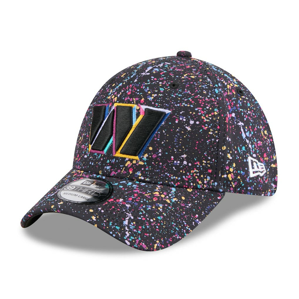 Washington Commanders New Era 2025 NFL Crucial Catch 39THIRTY Flex Hat Black | NFL