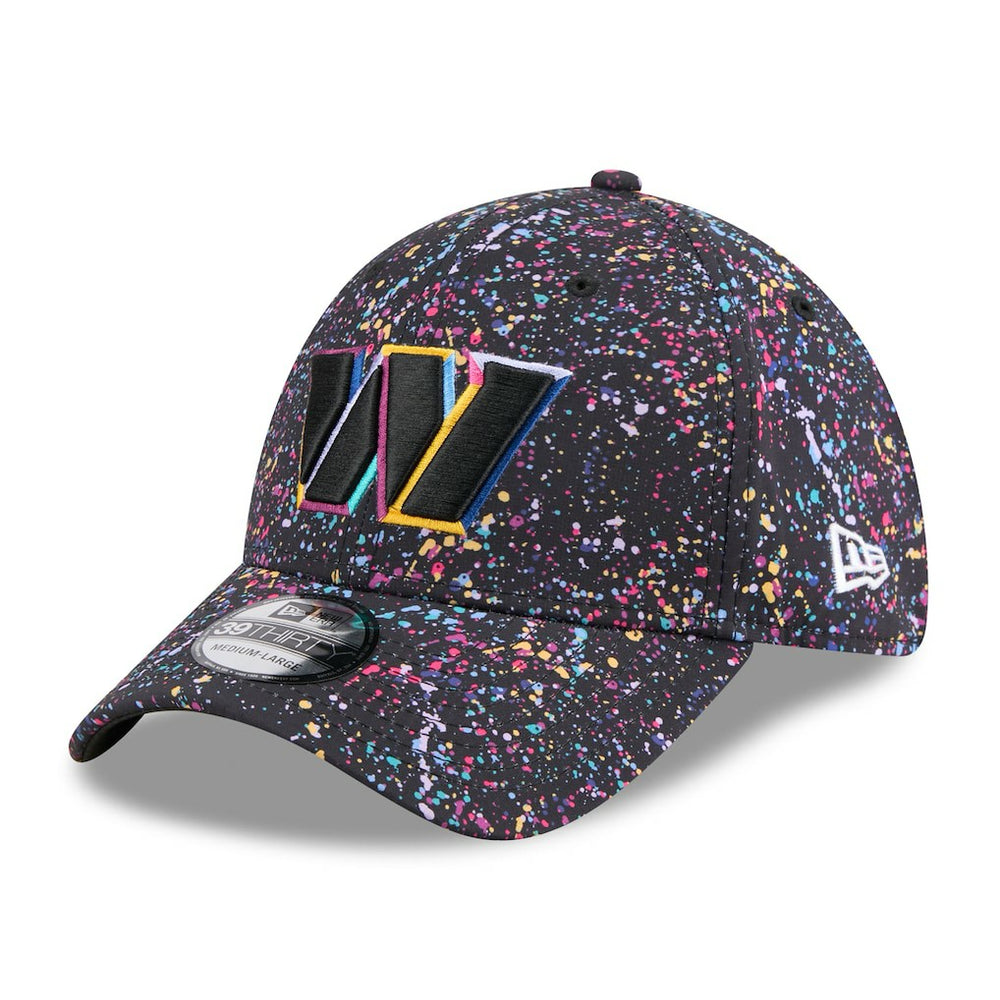 Washington Commanders New Era 2025 NFL Crucial Catch 39THIRTY Flex Hat Black | NFL