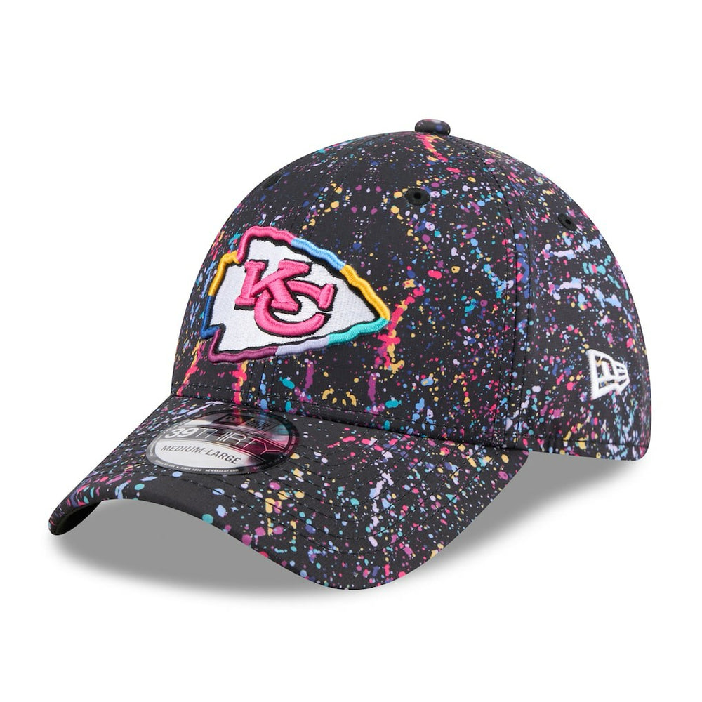Kansas City Chiefs New Era 2025 NFL Crucial Catch 39THIRTY Flex Hat Black | NFL