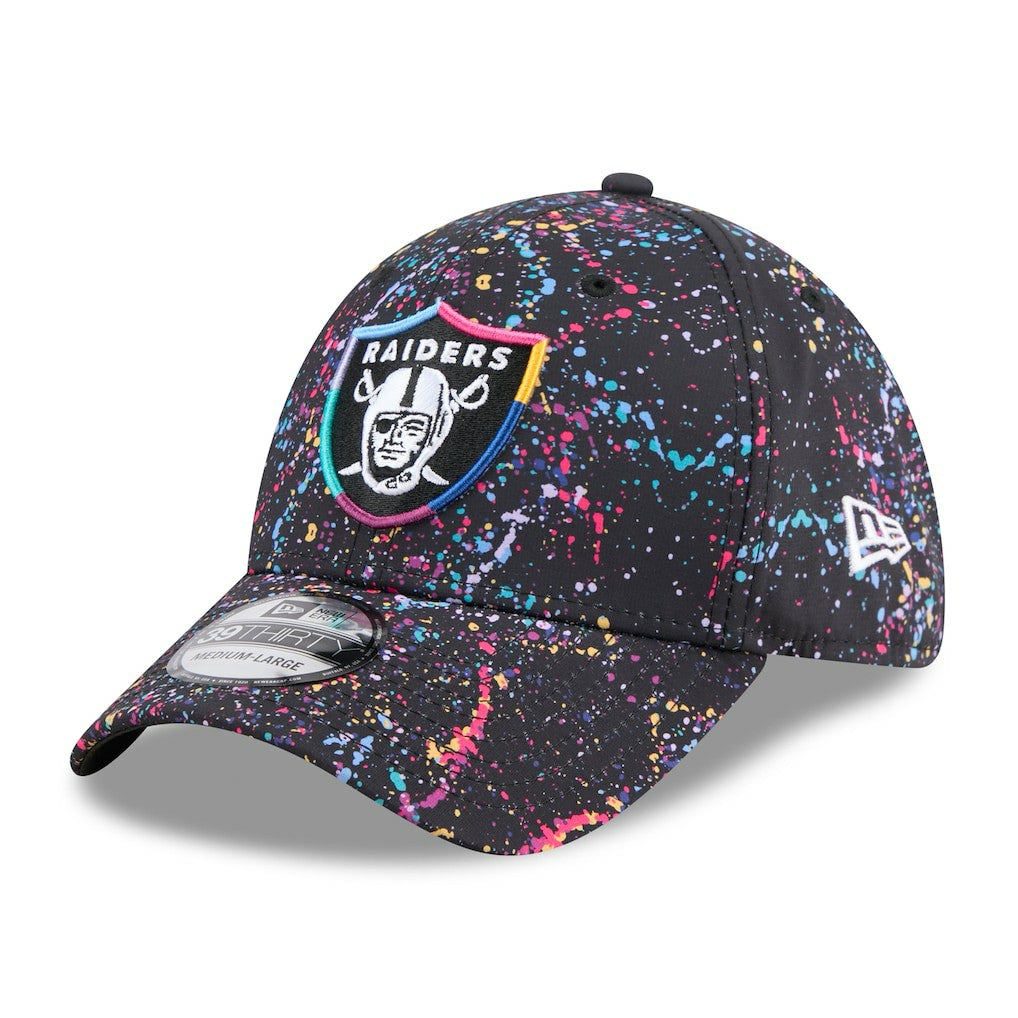 Las Vegas Raiders New Era 2025 NFL Crucial Catch 39THIRTY Flex Hat Black | NFL