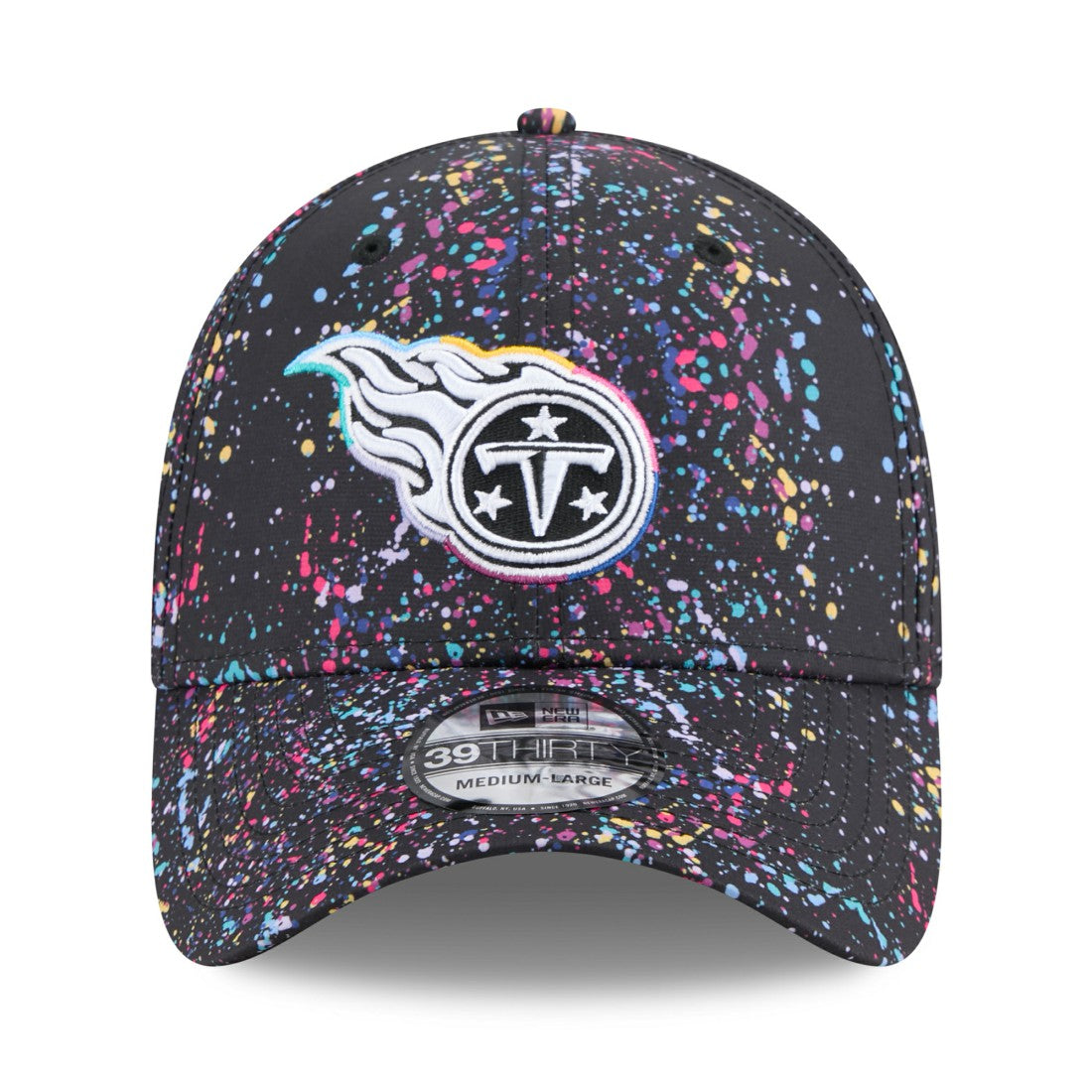 Tennessee Titans New Era 2025 NFL Crucial Catch 39THIRTY Flex Hat Black | NFL
