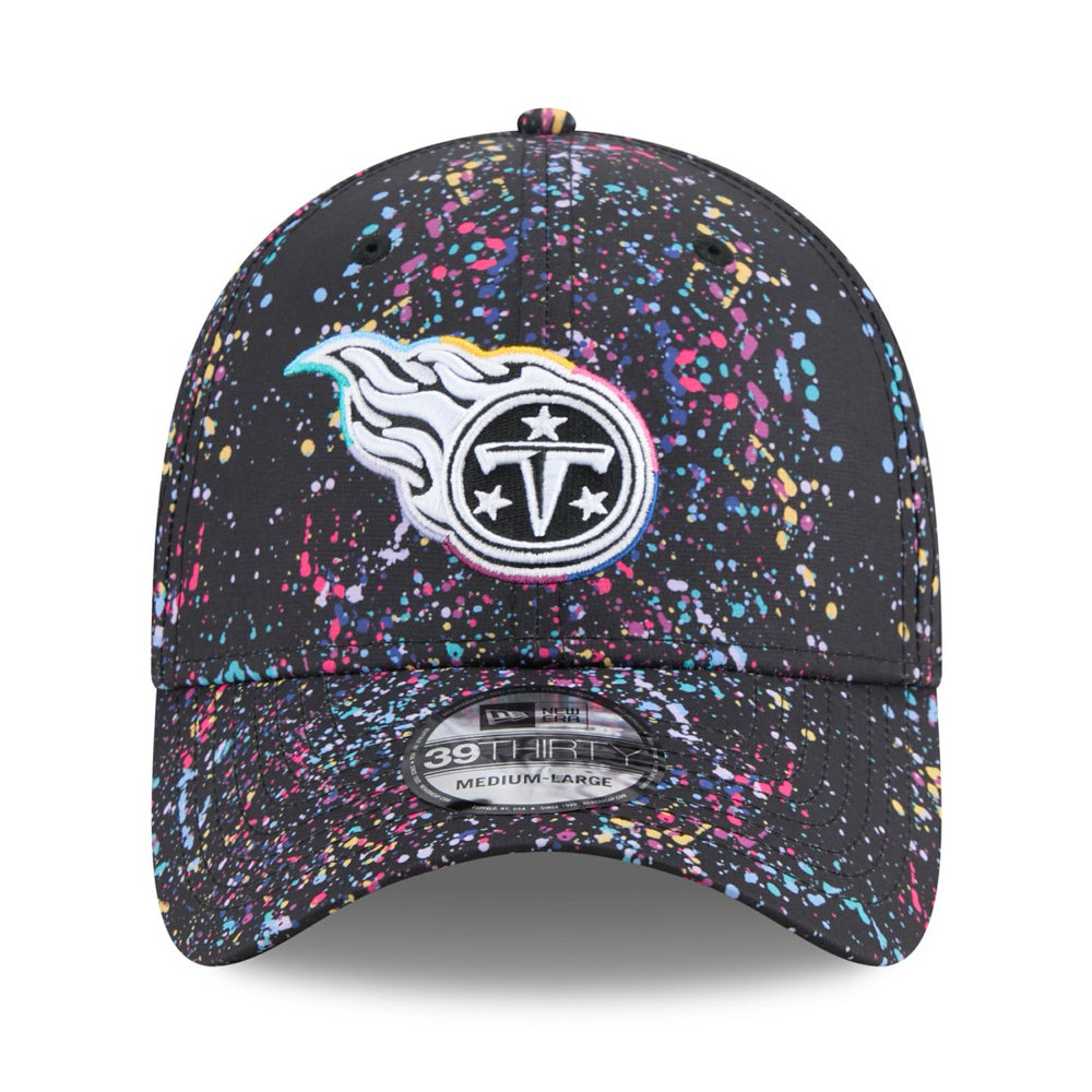Tennessee Titans New Era 2025 NFL Crucial Catch 39THIRTY Flex Hat Black | NFL