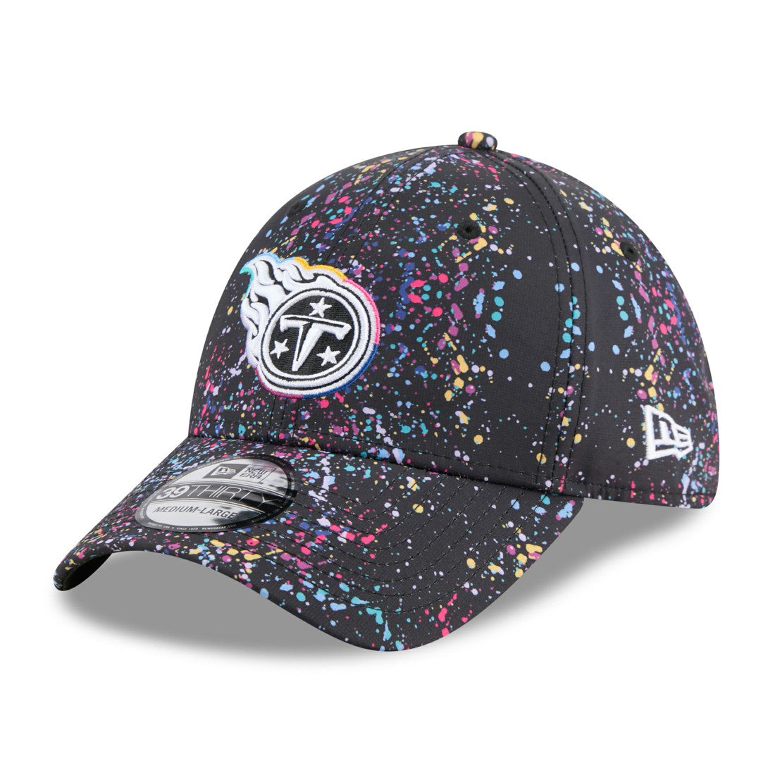 Tennessee Titans New Era 2025 NFL Crucial Catch 39THIRTY Flex Hat Black | NFL