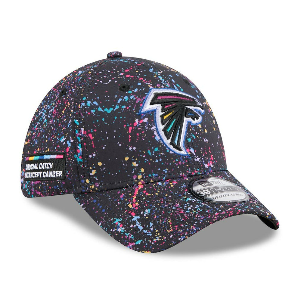 Atlanta Falcons New Era 2025 NFL Crucial Catch 39THIRTY Flex Hat Black | NFL