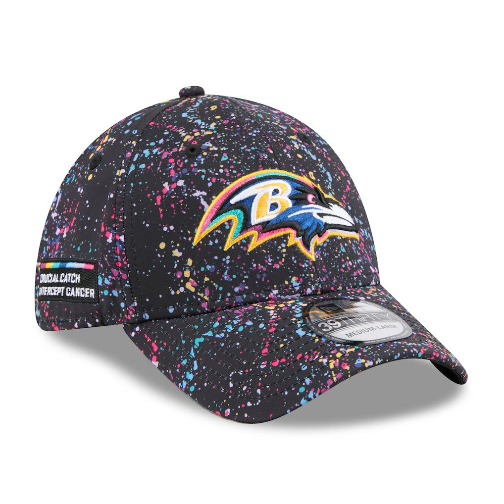 Baltimore Ravens New Era 2025 NFL Crucial Catch 39THIRTY Flex Hat Black | NFL