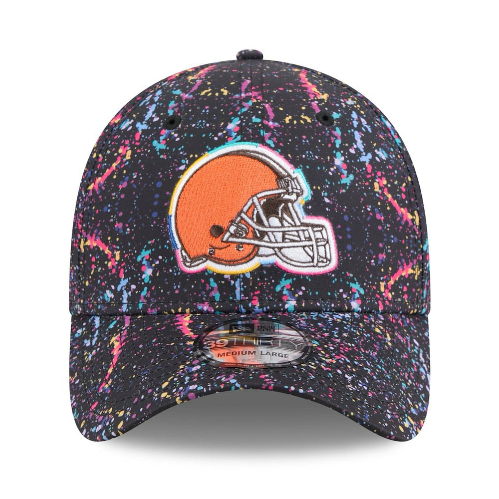 Cleveland Browns New Era 2025 NFL Crucial Catch 39THIRTY Flex Hat Black | NFL