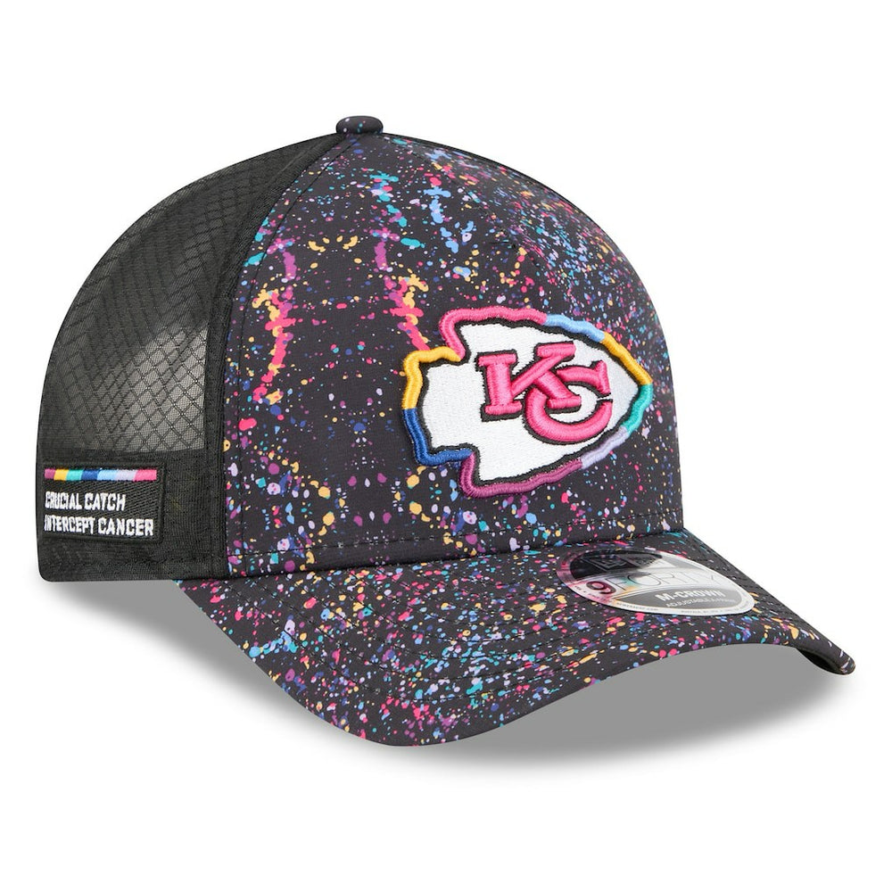 Kansas City Chiefs New Era 2025 NFL Crucial Catch 9FORTY Adjustable Hat Black | NFL
