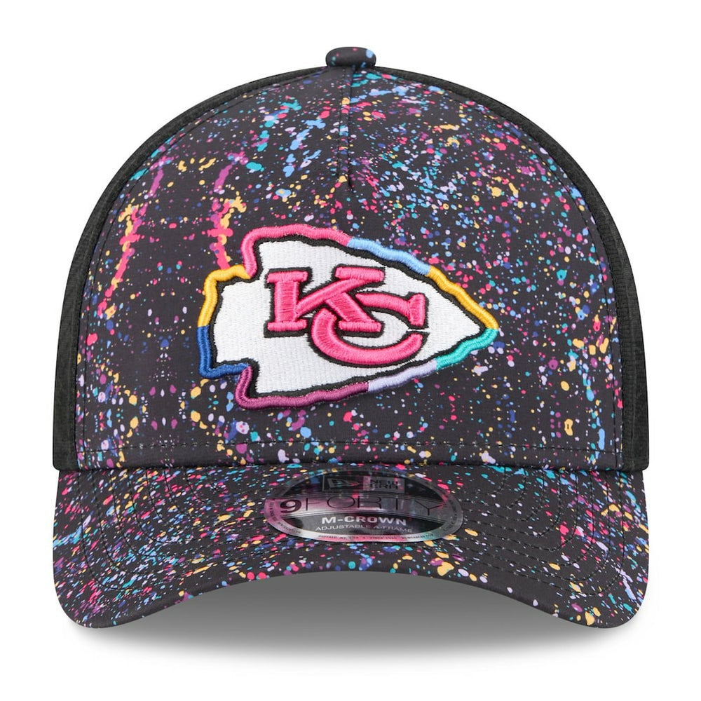 Kansas City Chiefs New Era 2025 NFL Crucial Catch 9FORTY Adjustable Hat Black | NFL