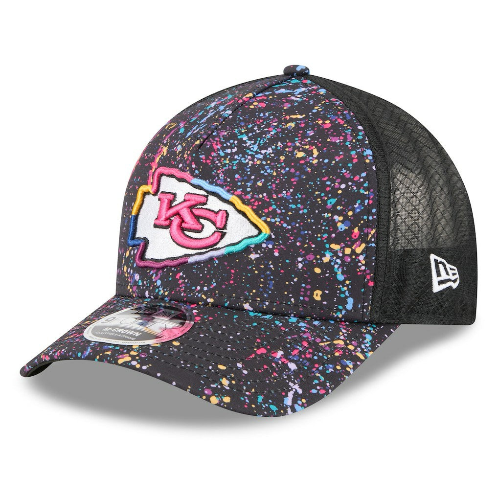 Kansas City Chiefs New Era 2025 NFL Crucial Catch 9FORTY Adjustable Hat Black | NFL