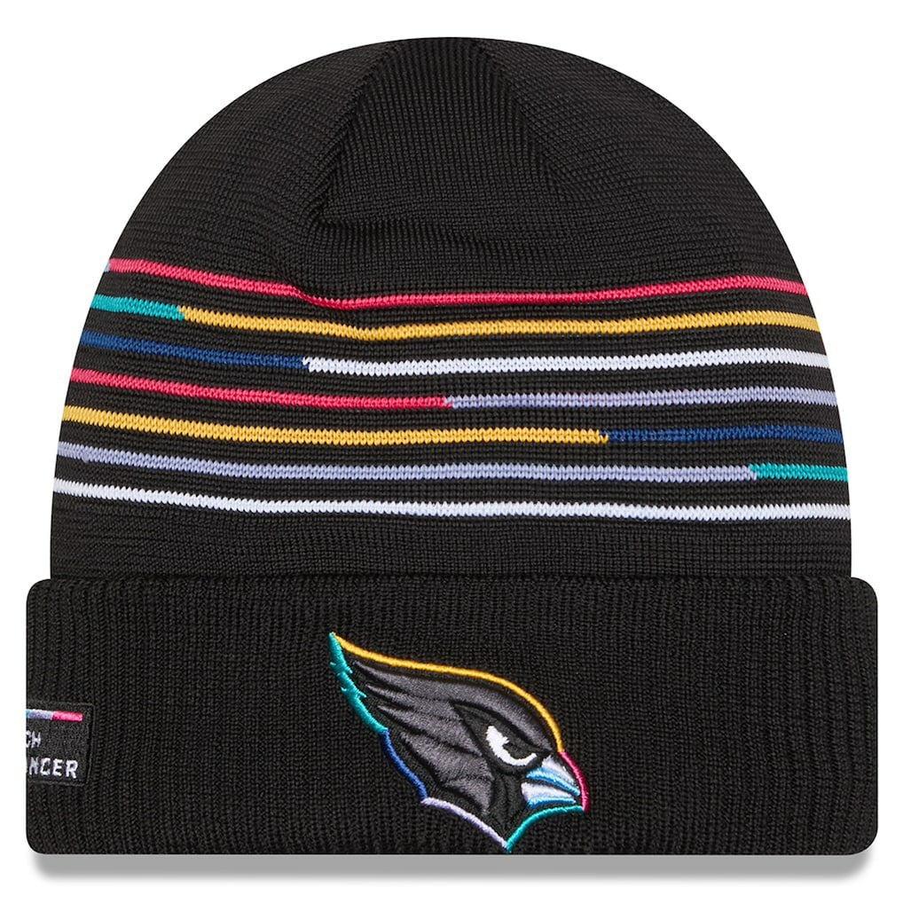 Arizona Cardinals New Era 2025 NFL Crucial Catch Cuffed Knit Hat Black | NFL