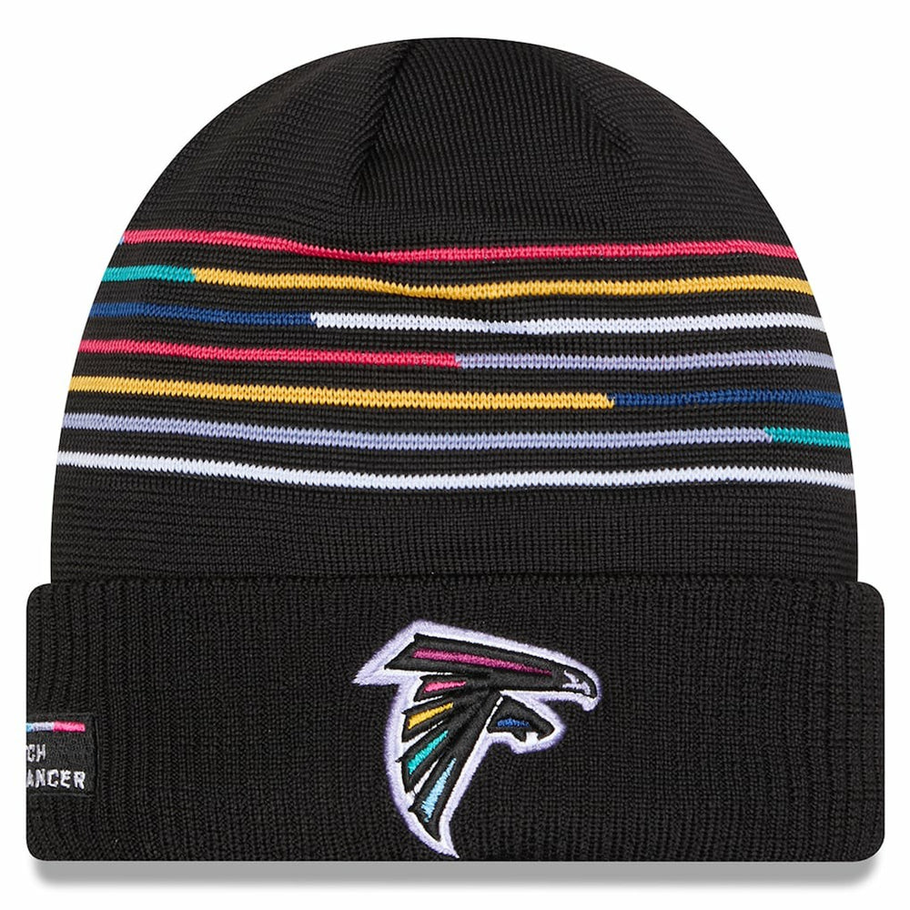 Atlanta Falcons New Era 2025 NFL Crucial Catch Cuffed Knit Hat Black | NFL