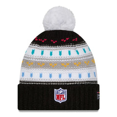 Los Angeles Rams New Era Women's 2025 NFL Crucial Catch Cuffed Knit Hat with Pom Black | NFL
