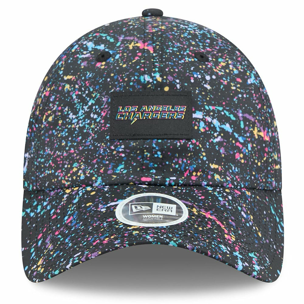 Los Angeles Chargers New Era Women's 2025 NFL Crucial Catch Pony Tail Adjustable Hat Black | NFL