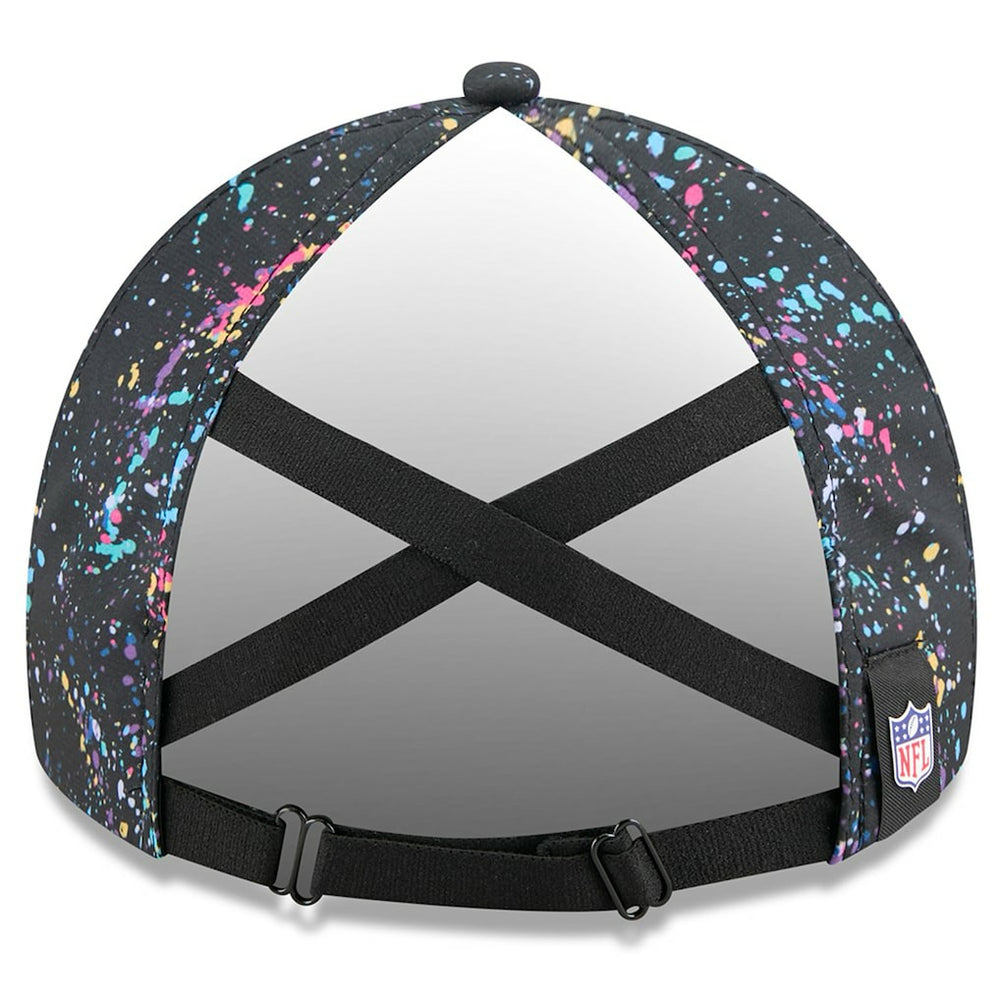Los Angeles Chargers New Era Women's 2025 NFL Crucial Catch Pony Tail Adjustable Hat Black | NFL