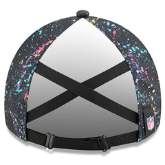 Los Angeles Chargers New Era Women's 2025 NFL Crucial Catch Pony Tail Adjustable Hat Black | NFL