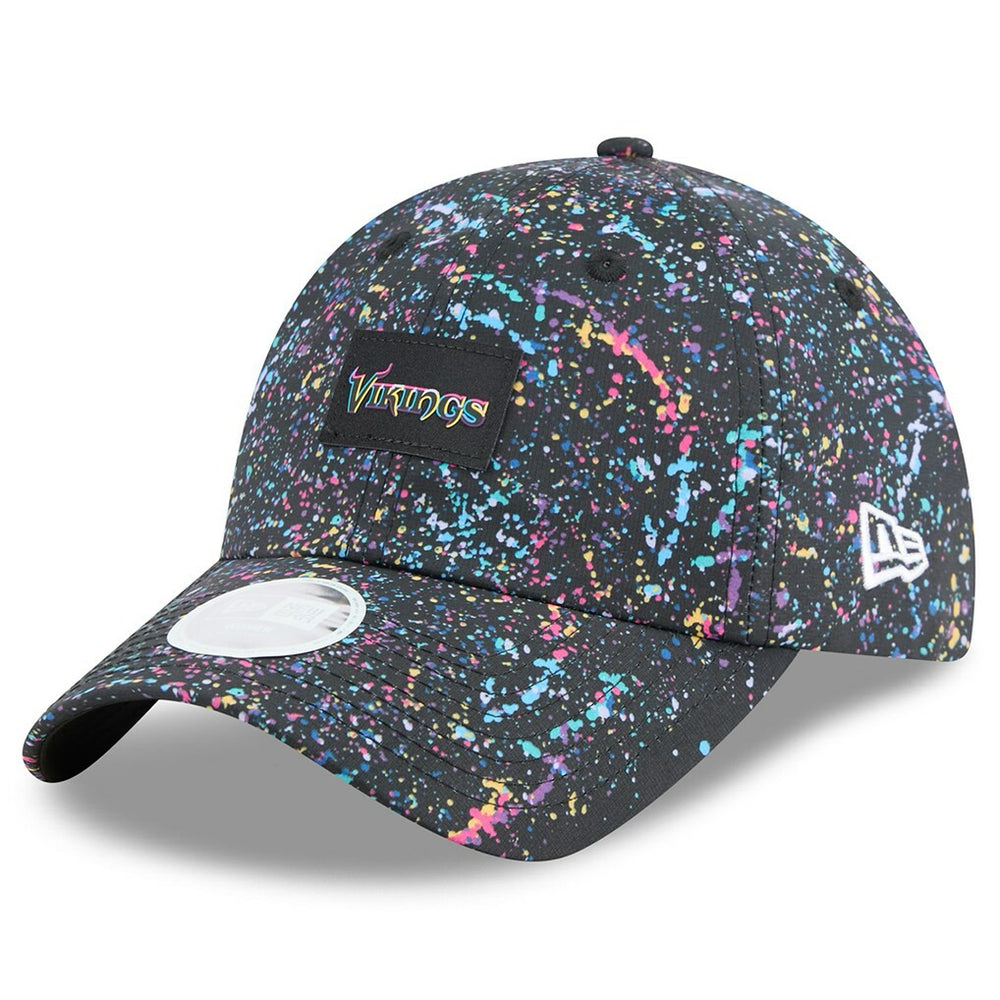 Minnesota Vikings New Era Women's 2025 NFL Crucial Catch Pony Tail Adjustable Hat Black | NFL