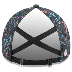 Minnesota Vikings New Era Women's 2025 NFL Crucial Catch Pony Tail Adjustable Hat Black | NFL