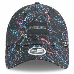 Philadelphia Eagles New Era Women's 2025 NFL Crucial Catch Pony Tail Adjustable Hat Black | NFL
