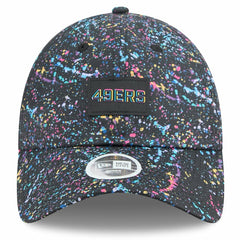 San Francisco 49ers New Era Women's 2025 NFL Crucial Catch Pony Tail Adjustable Hat Black | NFL