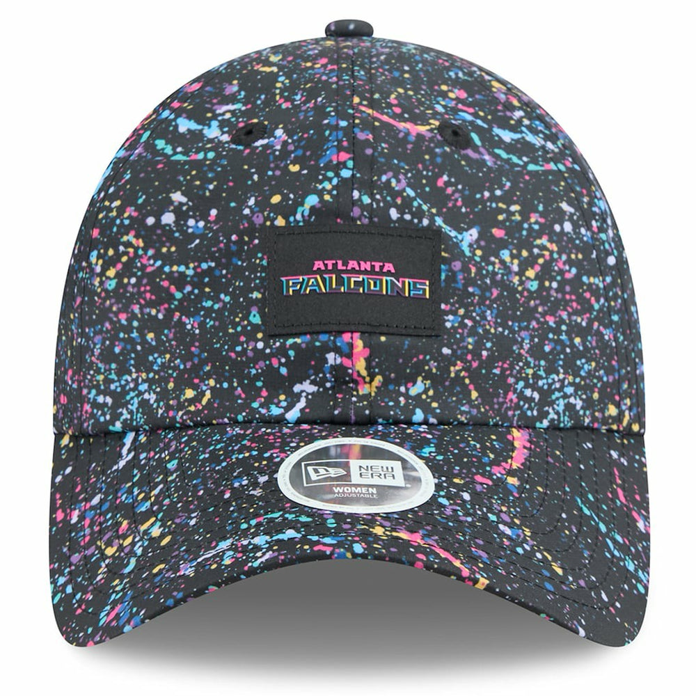 Atlanta Falcons New Era Women's 2025 NFL Crucial Catch Pony Tail Adjustable Hat Black | NFL