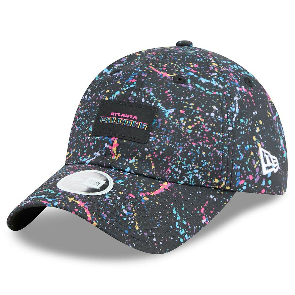 Atlanta Falcons New Era Women's 2025 NFL Crucial Catch Pony Tail Adjustable Hat Black | NFL