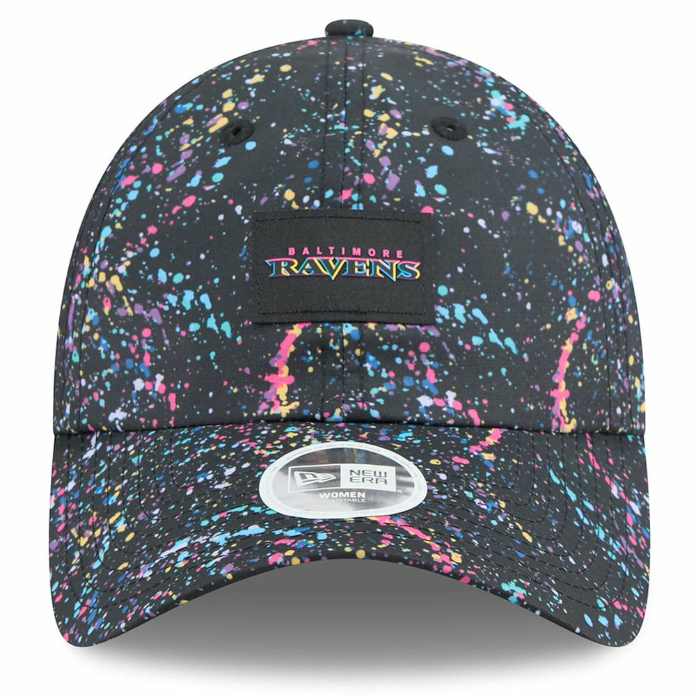 Baltimore Ravens New Era Women's 2025 NFL Crucial Catch Pony Tail Adjustable Hat Black | NFL