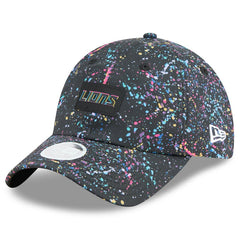 Detroit Lions New Era Women's 2025 NFL Crucial Catch Pony Tail Adjustable Hat Black | NFL