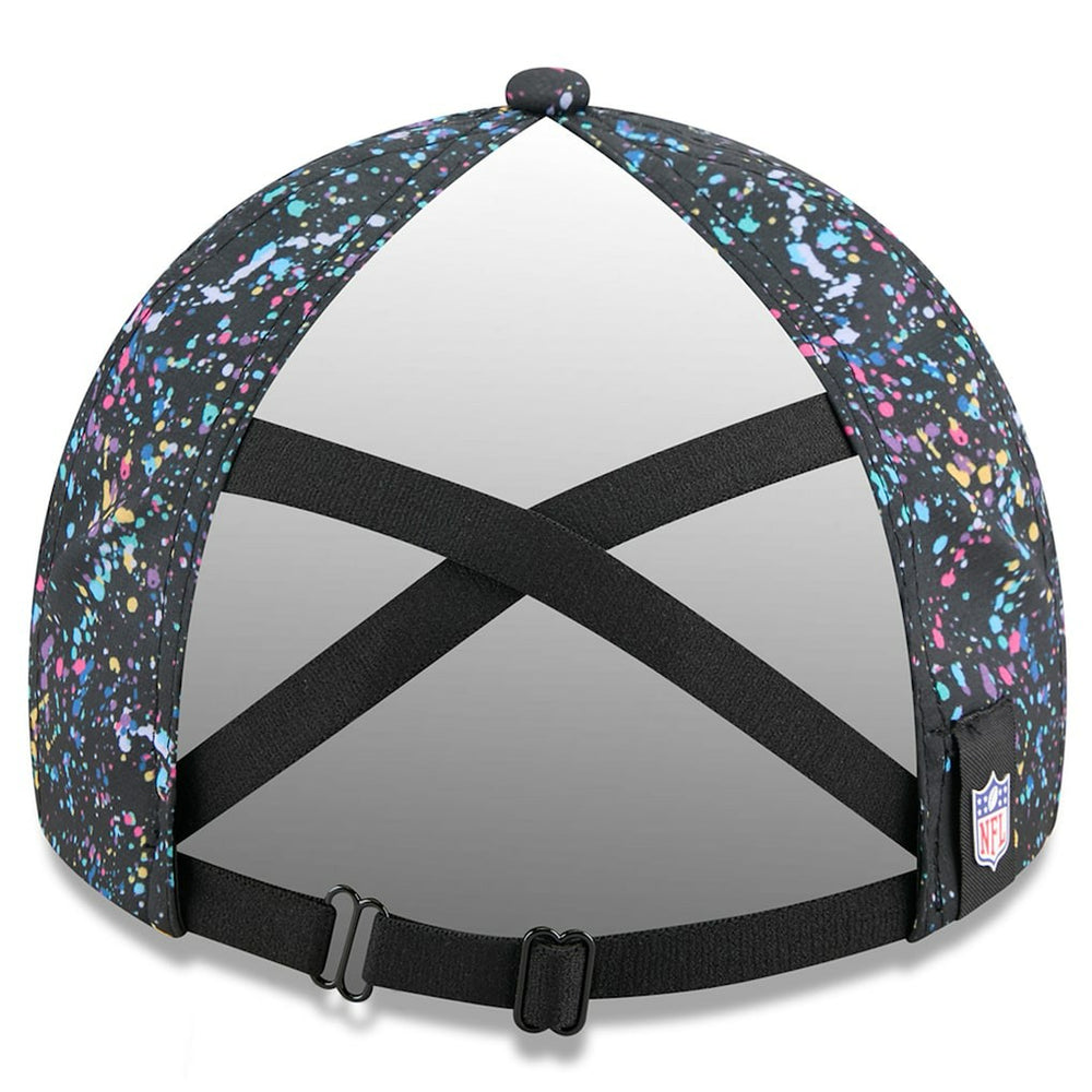 Detroit Lions New Era Women's 2025 NFL Crucial Catch Pony Tail Adjustable Hat Black | NFL